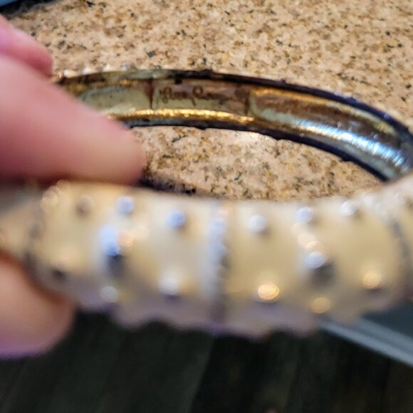 Vintage Signed Lilly Pulitzer Enamel Bangle - Picture 4 of 5